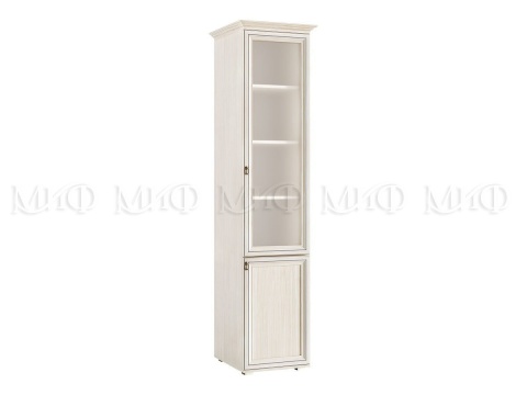 Пенал со Стеклом Элит-2 МДФ (Ш-525 мм x Г-577 мм х В-2185 мм)/Разные Цвета