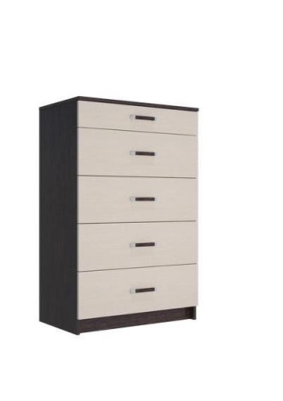 Комод Вега К-05 Венге/Дуб Молочный (Ш-694 × В-1074 × Г-417 мм)